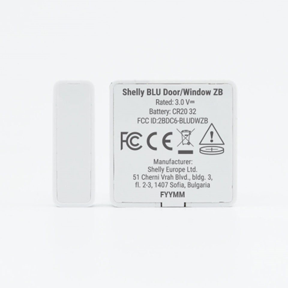Shelly BLU Door/Window ZB White - vista traseira