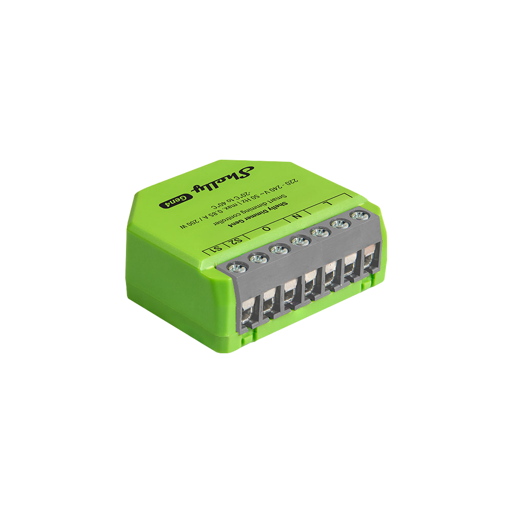 Shelly Dimmer Gen4 - Modulo Dimmer 200W WiFi Zigbee Matter 