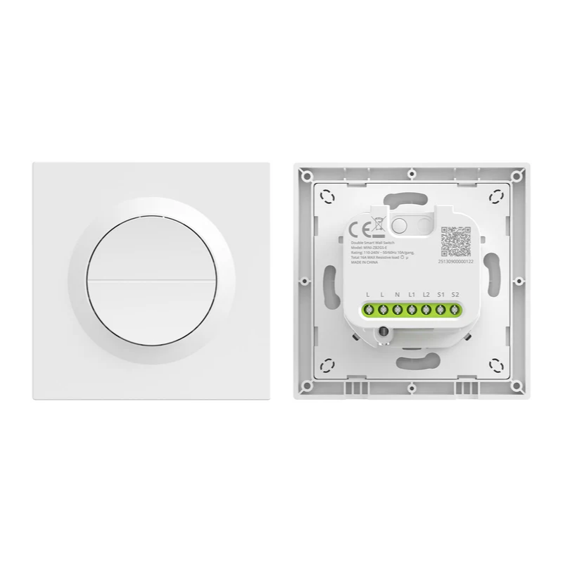 Imagem frontal e traseira do Sonoff Orb-ZBW2