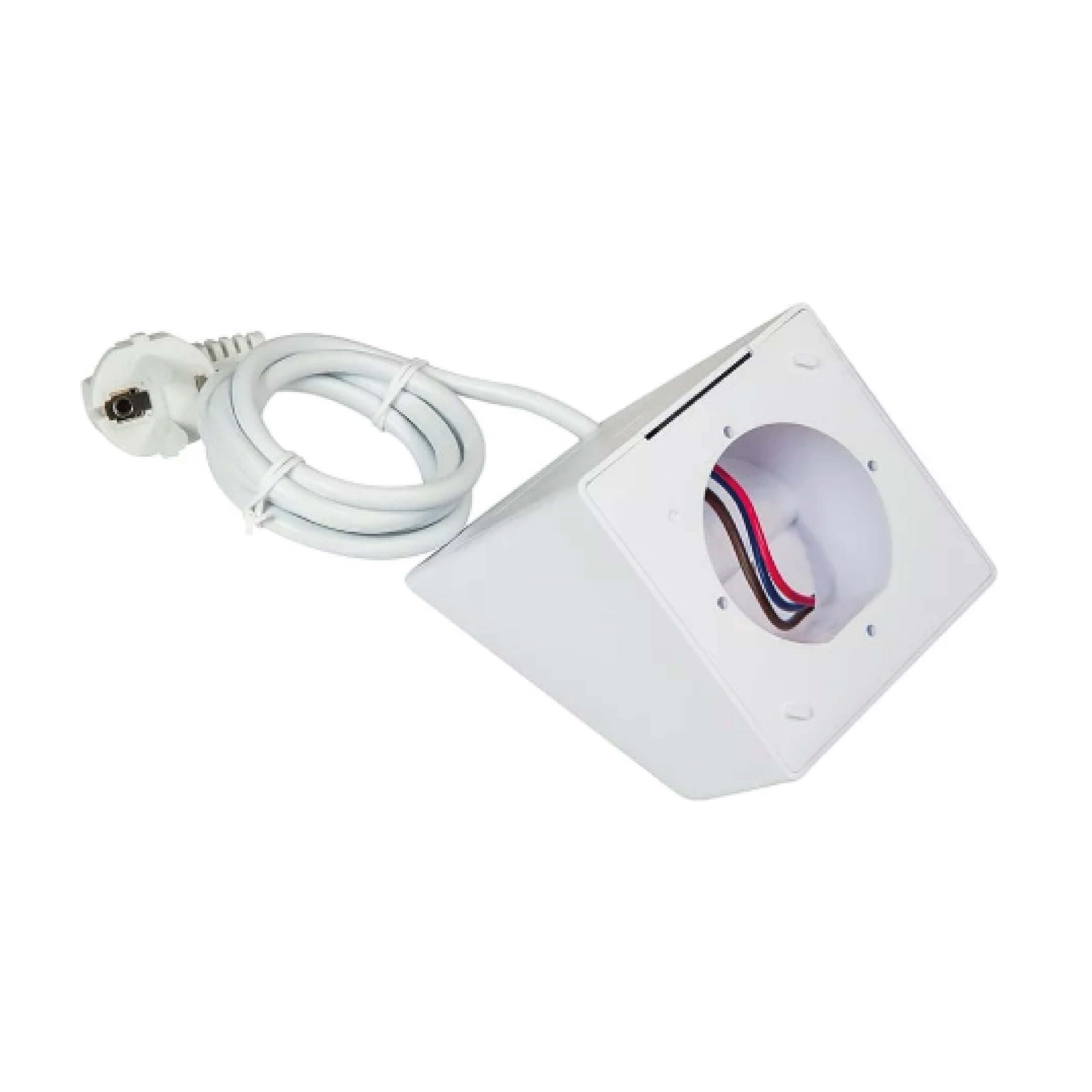 Graças ao seu design discreto e moderno, integra-se facilmente em qualquer decoração, ao mesmo tempo que garante uma utilização ergonómica e confortável. Além disso, inclui opções de alimentação através de porta USB ou ligação elétrica direta localizada na parte traseira, oferecendo uma solução de carregamento simples, discreta e sempre acessível.