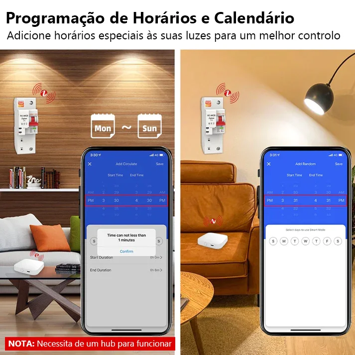 EHD ZCB-3P100M Disjuntor DIN ZigBee 3P 100A - Imagem 2