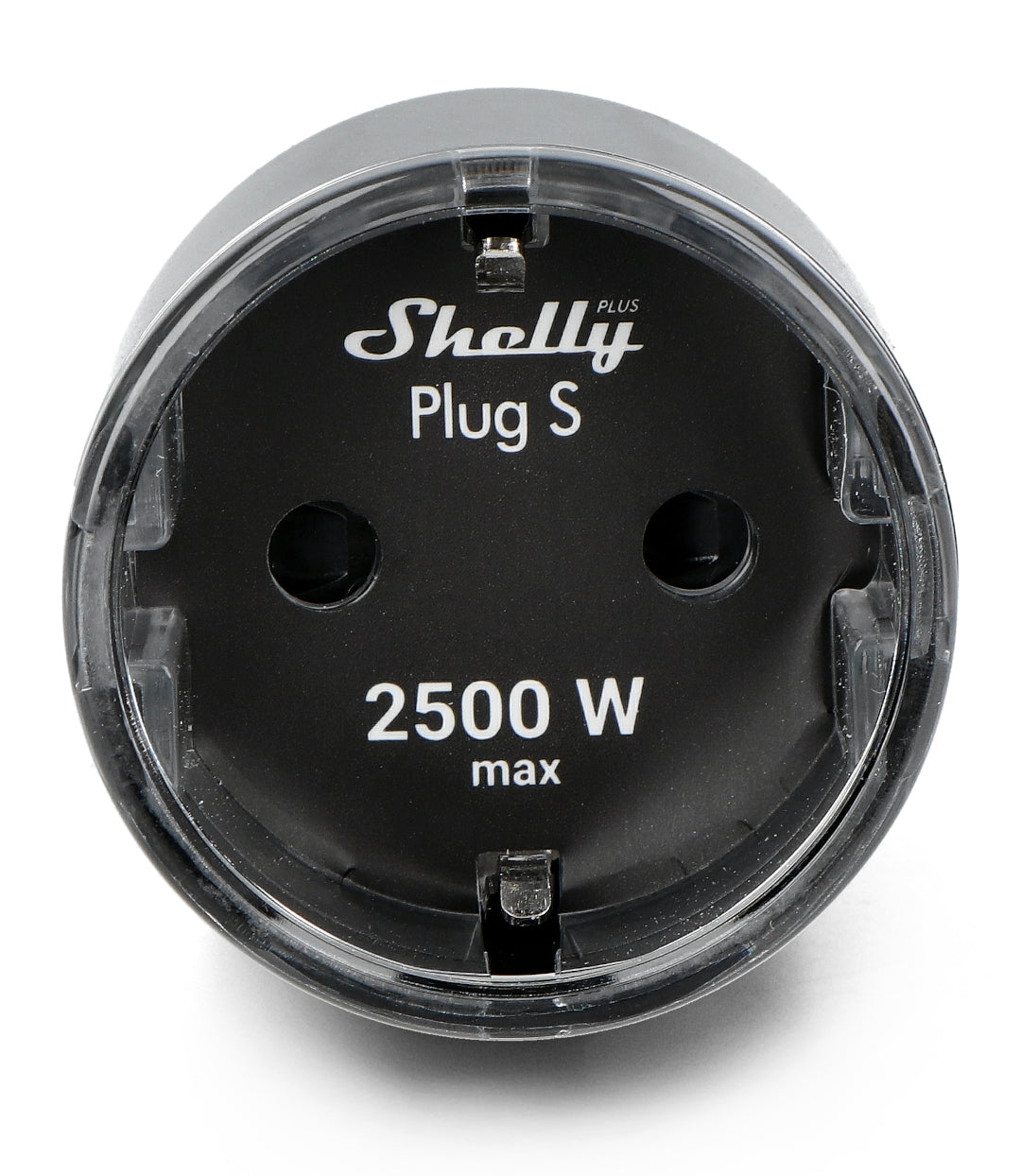 Shelly Plug S Plus - Tomada Portátil Inteligente 12A 2500W WiFi/BT Preta: Indicações LED multicores para monitorização de energia e estado dos aparelhos.