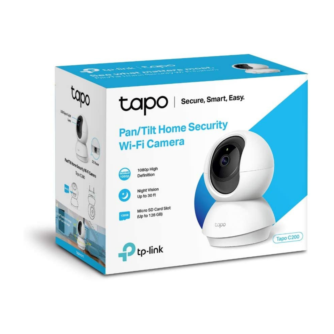 TP-Link Tapo C200 Câmara IP 360º Smart Wi-Fi - Smartify - Casa Inteligente - Smart Home - Domotica - Casas Inteligentes