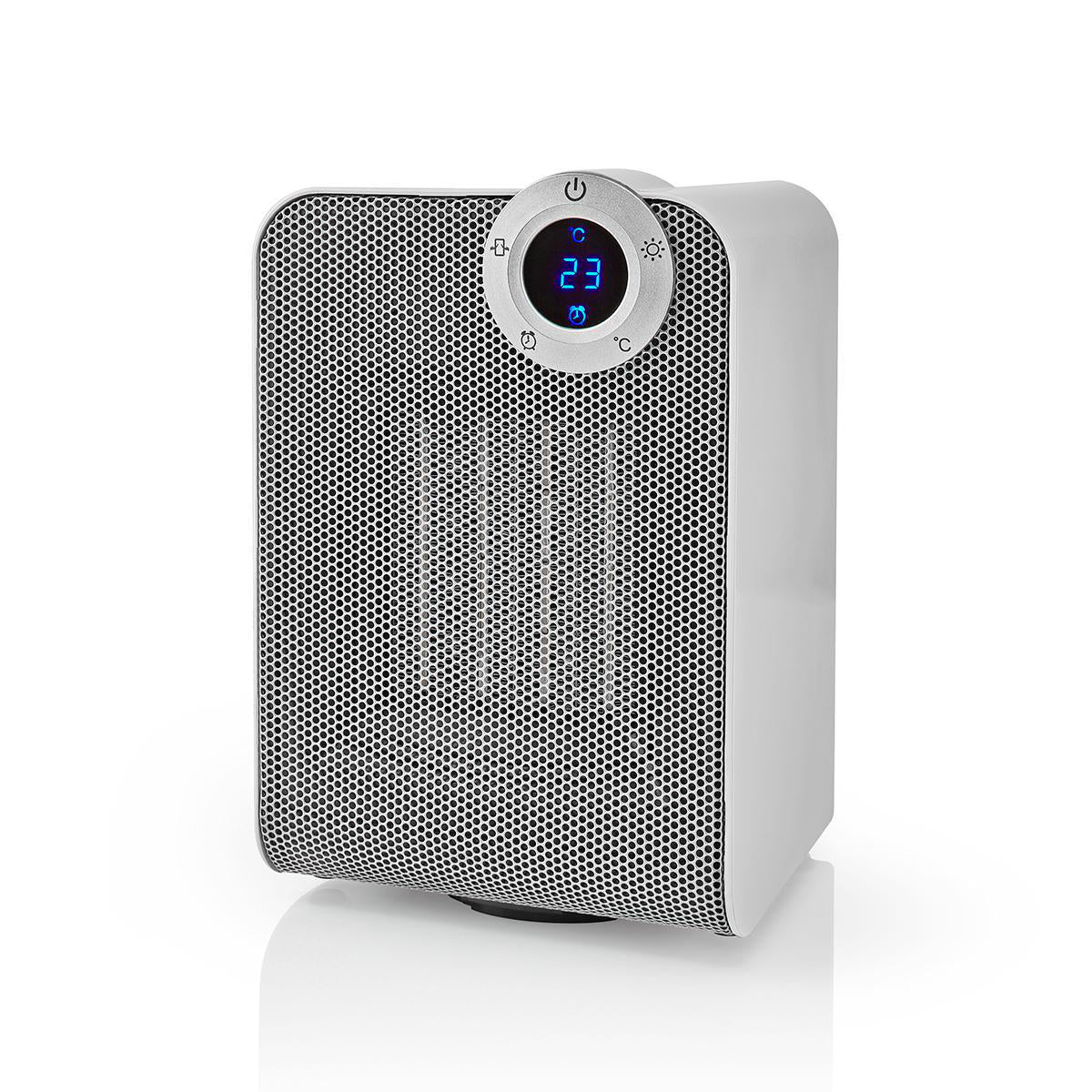 Aquecedor com ventilador Nedis SmartLife Wifi | Compacto | 1800 W | 3 Definições de calor | Oscilação | Visor | 15 - 35 °C