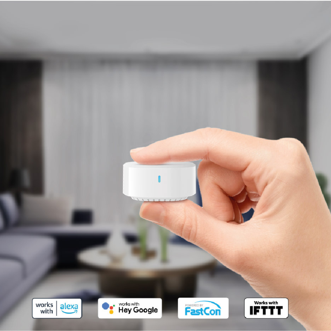 Broadlink Sensor de Abertura Inteligente DS4-FC com S3 Hub - Smartify - Casa Inteligente - Smart Home - Domotica - Casas Inteligentes