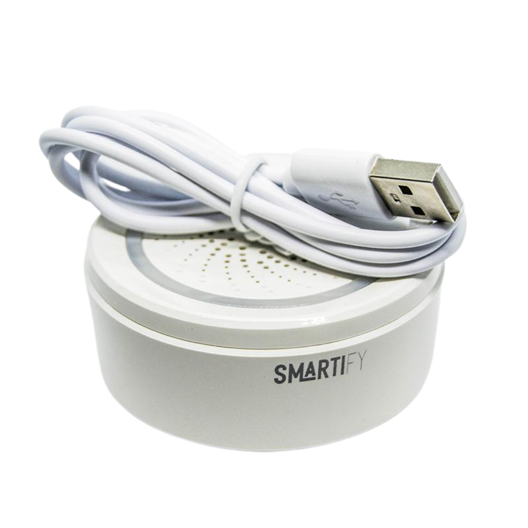 Sensor Inteligente de Temperatura e Humidade c/ Sirene WiFi - Smartify - Casa Inteligente - Smart Home - Domotica - Casas Inteligentes