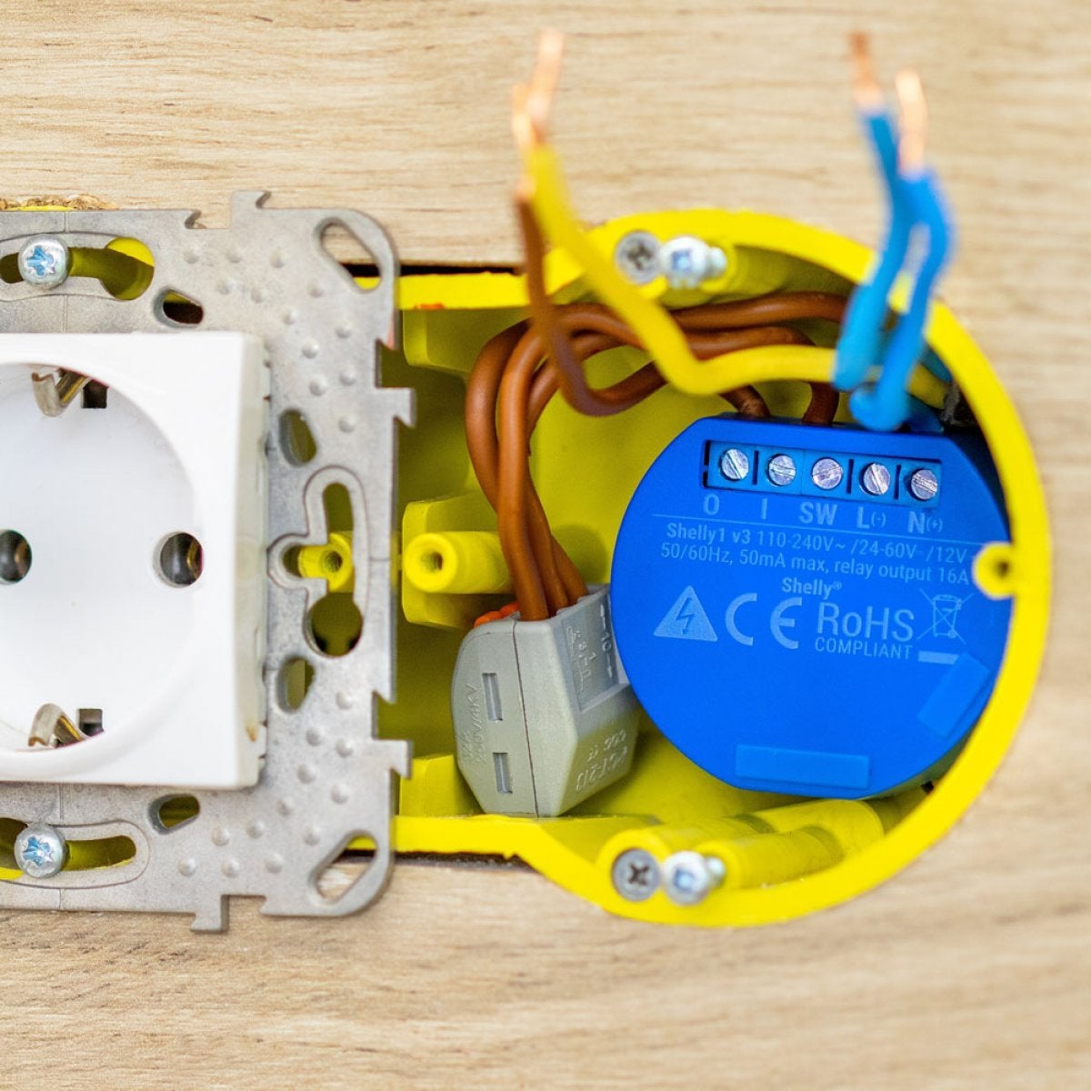 Shelly 1 Módulo Smart Wi-Fi - Smartify - Casa Inteligente - Smart Home - Domotica - Casas Inteligentes