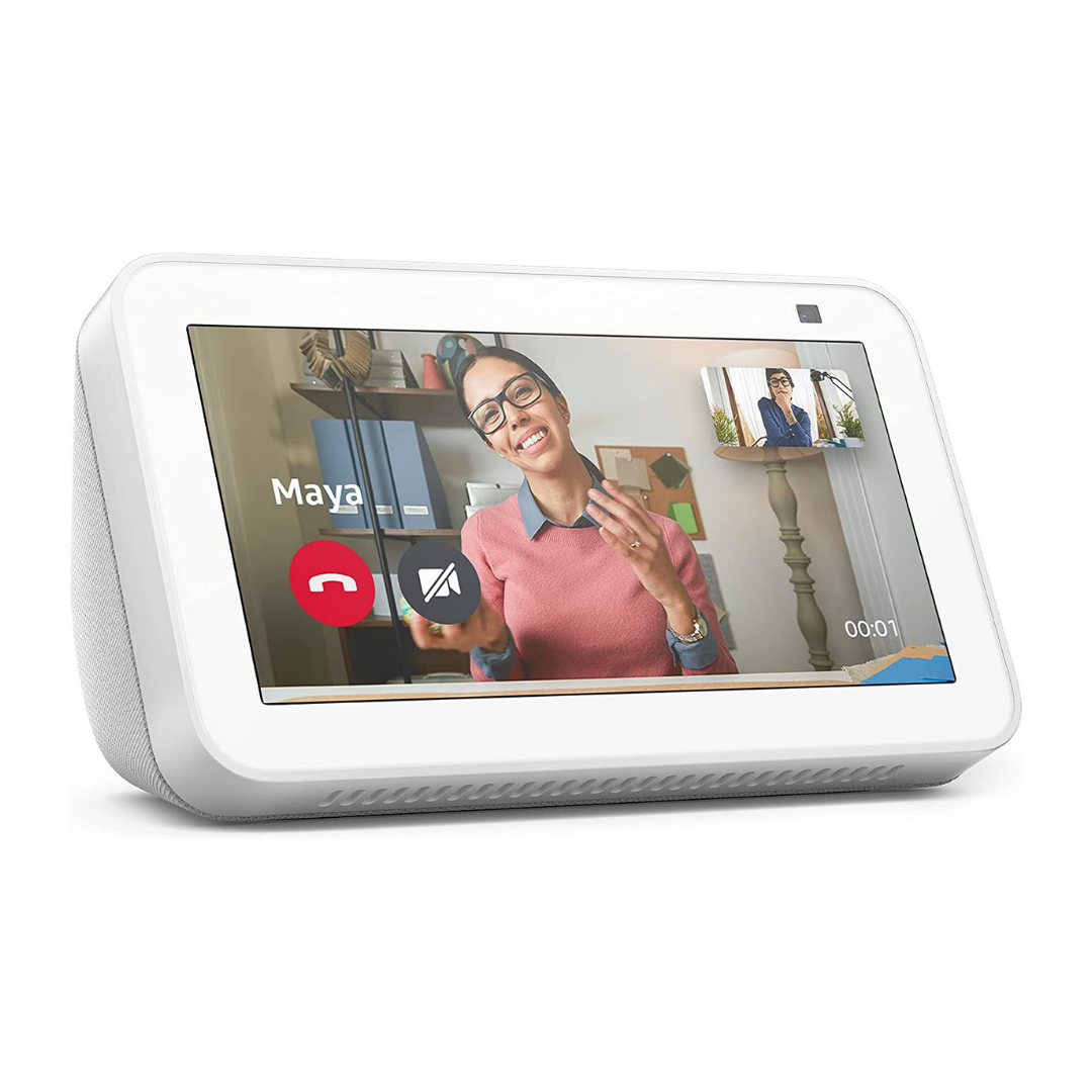 Amazon Alexa Echo Show 5 Branco Sandstone  (Geração 2) - Smartify - Casa Inteligente - Smart Home - Domotica - Casas Inteligentes