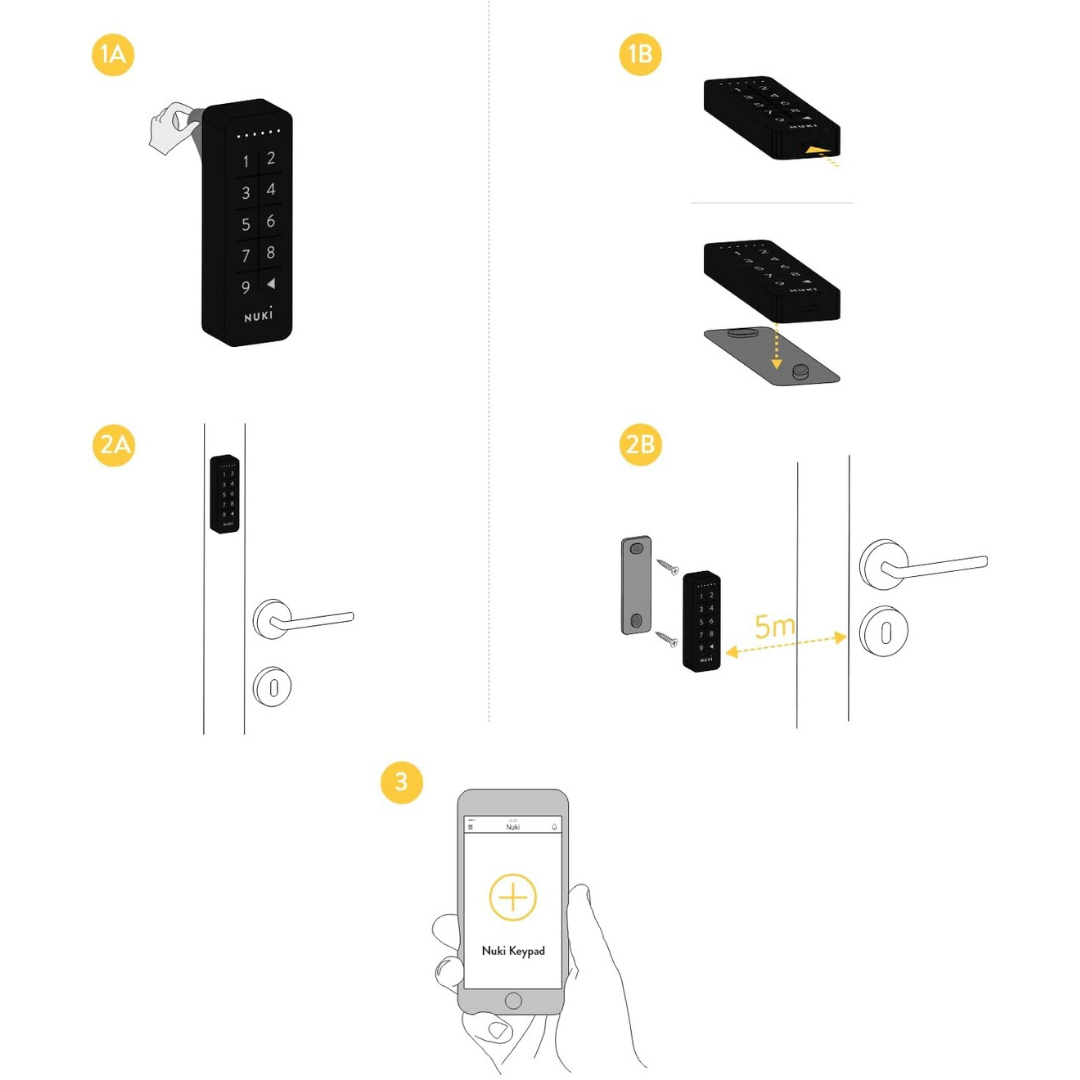 Nuki Keypad - Fechadura Inteligente com código - Smartify - Casa Inteligente - Smart Home - Domotica - Casas Inteligentes
