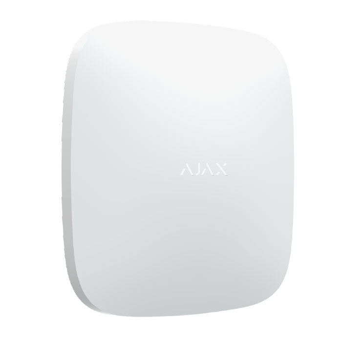 Este dispositivo de SADIR da Ajax, fornece uma conectividade para sensores e dispositivos inteligentes. Comunicação segura, fácil monitoramento e controle total da sua casa.