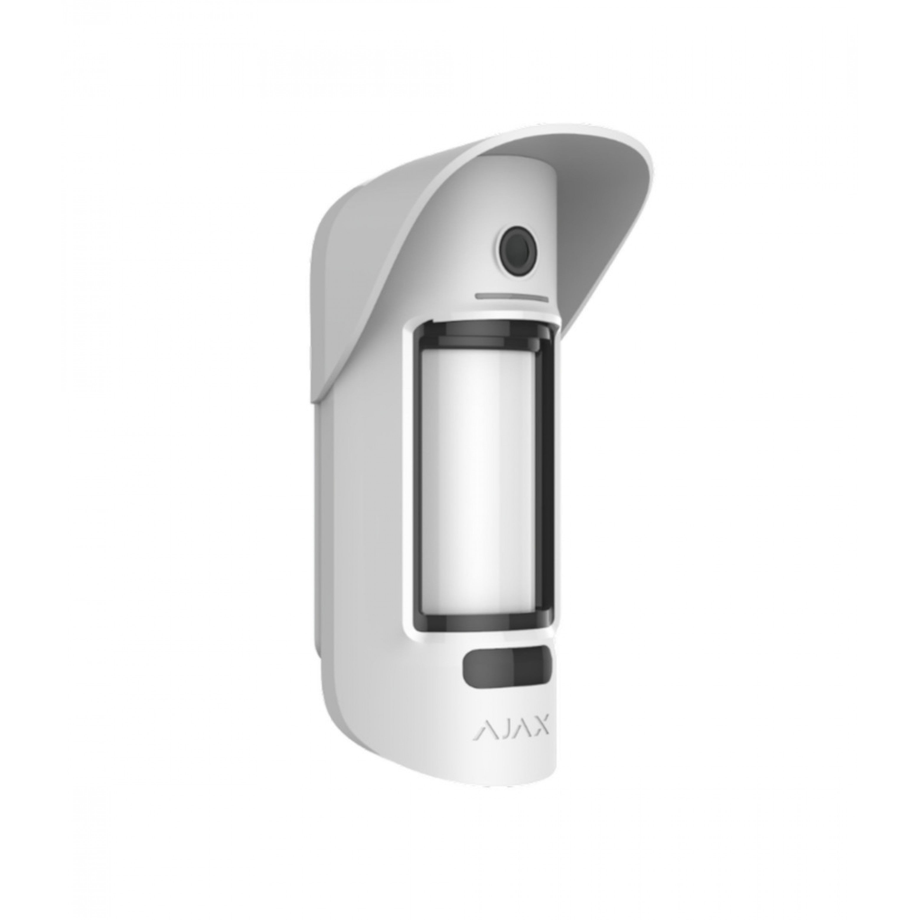 O Ajax MotionCam Outdoor (PhOD) Jeweller é um detetor de movimentos para exteriores e equipado com um sistema automático de deteção de intrusão e roubo (SADIR).