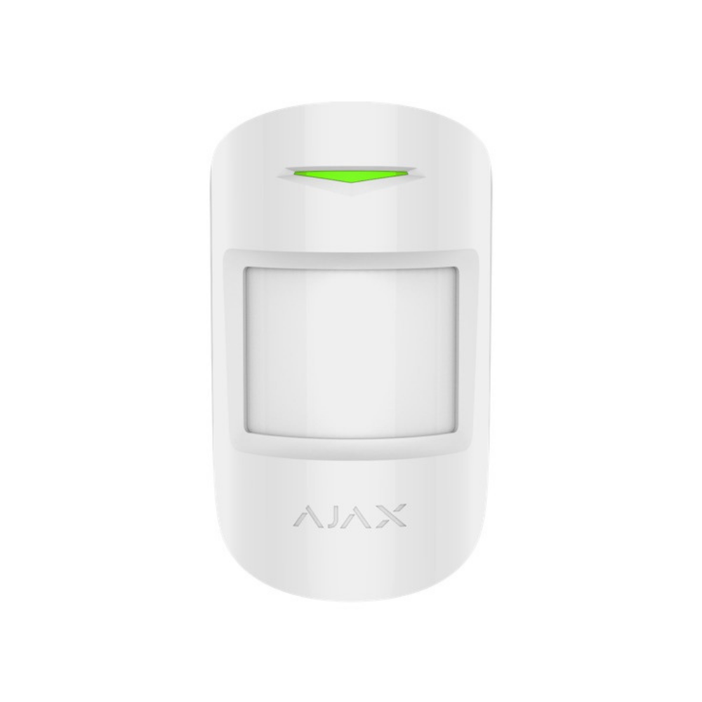 O SADIR Detector PIR MotionProtect-W da Ajax é um sensor de movimento confiável, sem fio, ideal para segurança residencial. Com comunicação bidirecional, detecção precisa e resistência a mascaramento, é essencial para sistemas de alarme. Fácil de instalar e usar.