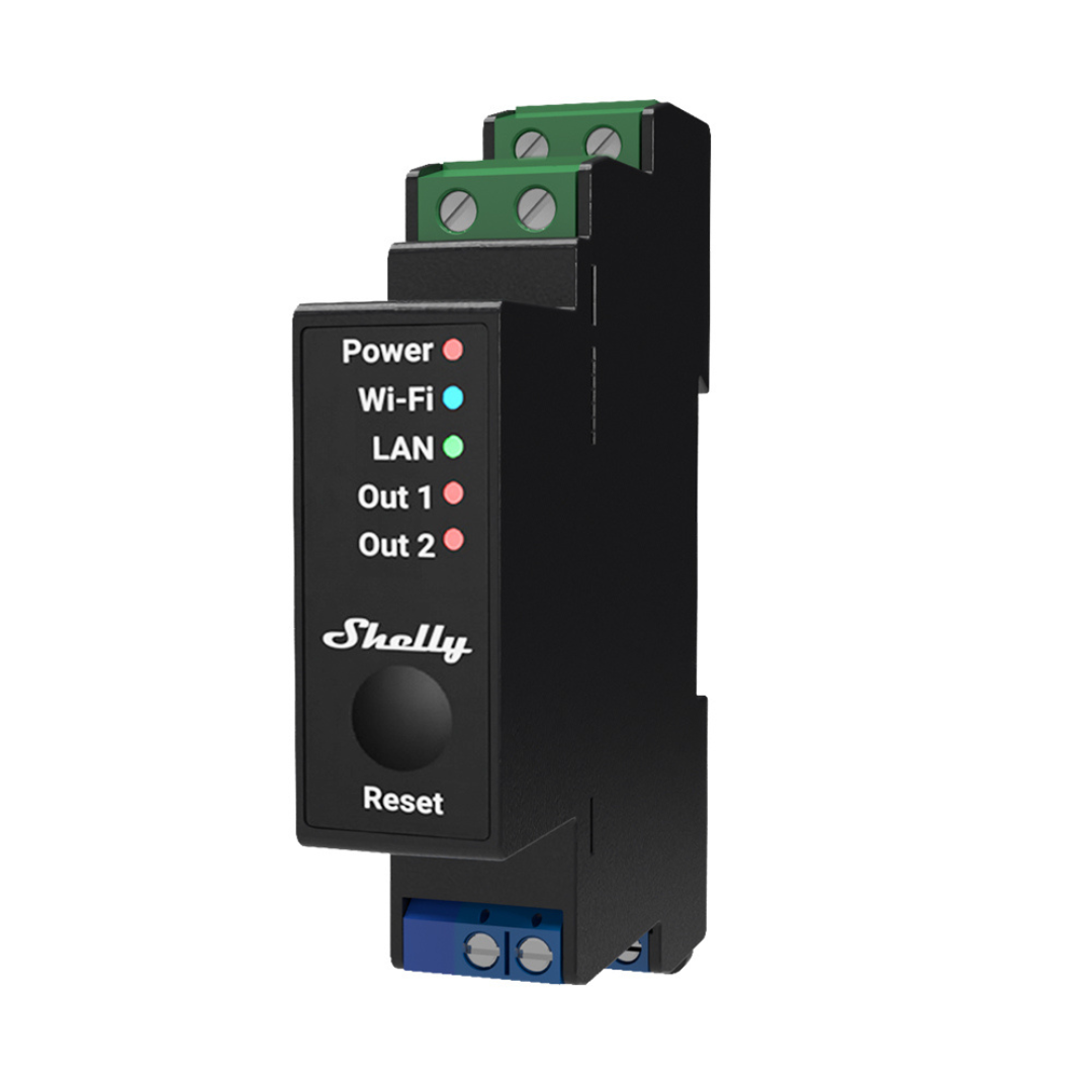 Shelly 2 Pro - Módulo WiFi/BT/LAN - Smartify - Casa Inteligente - Smart Home - Domotica - Casas Inteligentes