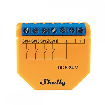 Shelly i4 DC Plus - Módulo WiFi/BT - Smartify - Casa Inteligente - Smart Home - Domotica - Casas Inteligentes