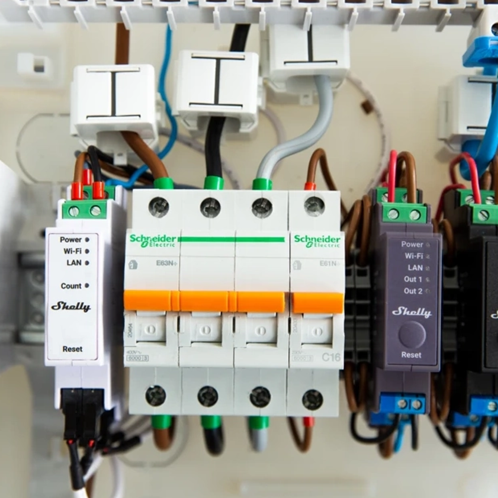 Monitoramento de Energia em Tempo Real | Shelly Pro 3EM-400 - Wifi