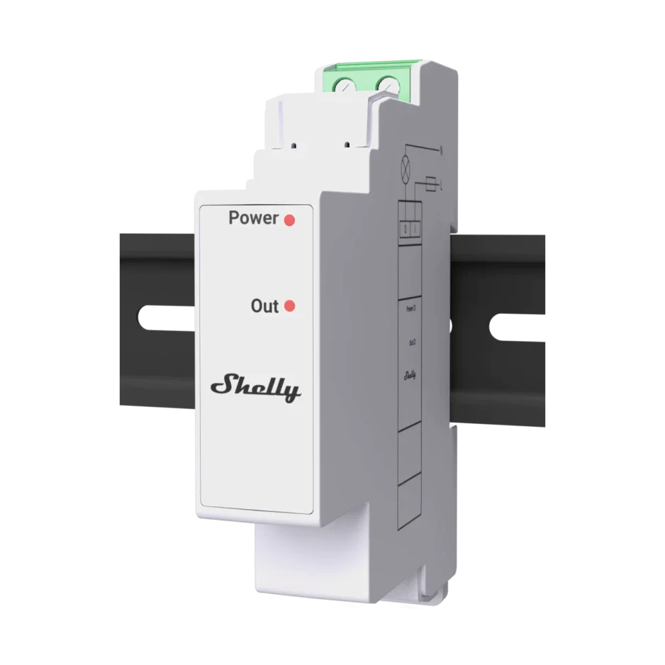 Shelly Pro 3EM Switch Add-On: Otimização do uso da energia com base nas condições climáticas.