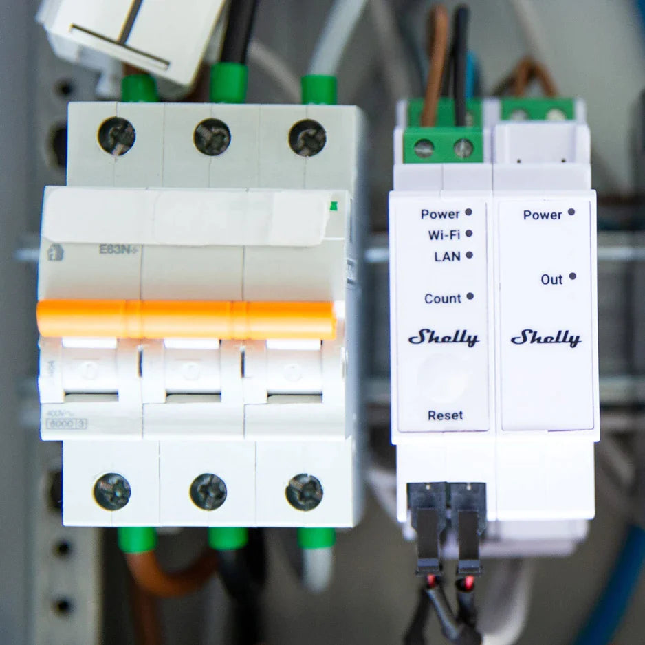 Shelly Pro 3EM Switch Add-On: Equilíbrio da energia produzida pelo sistema fotovoltaico.