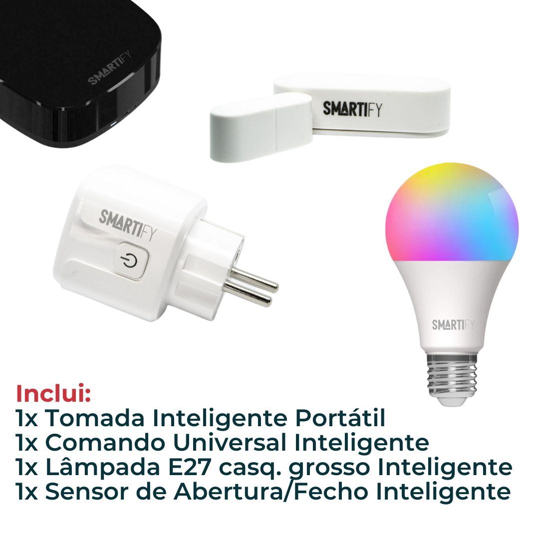 Kit Iniciante Smart Home WiFi - Smartify - Casa Inteligente - Smart Home - Domotica - Casas Inteligentes
