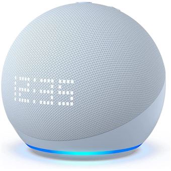 Amazon Alexa Echo Dot (Geração 5) c/ relógio - Azul - Smartify - Casa Inteligente - Smart Home - Domotica - Casas Inteligentes