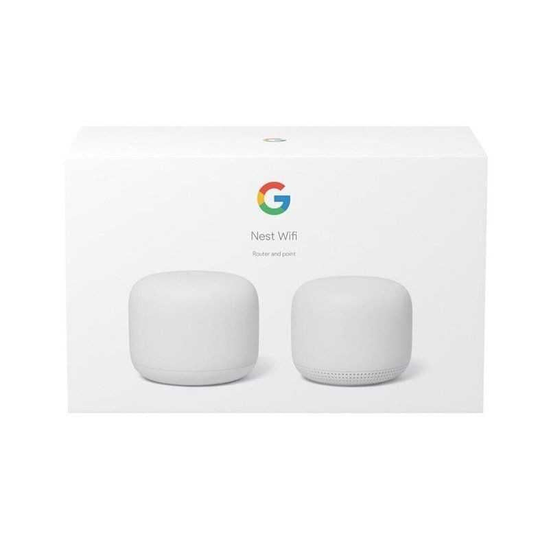 Google Nest WiFi Router MESH + Access Point Dual-Band (2,4 GHz / 5 GHz) Gigabit Ethernet (Branco) - Smartify - Casa Inteligente - Smart Home - Domotica - Casas Inteligentes
