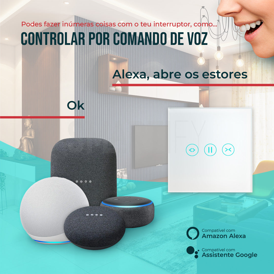 WiFi Smartify Smart Blinds Switch White