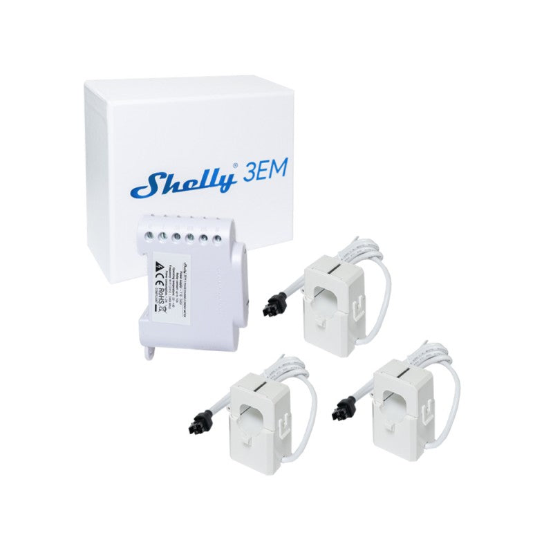Shelly 3EM - Módulo WiFi - Smartify - Casa Inteligente - Smart Home - Domotica - Casas Inteligentes