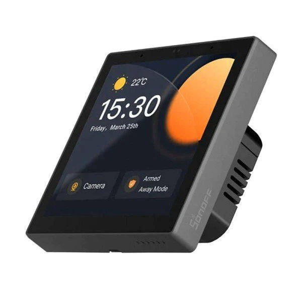 Sonoff NSPanel Ecrã Multifunções Inteligente wifi e Zigbee preto: Controla a iluminação da tua casa