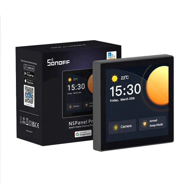 Sonoff NSPanel Ecrã Multifunções Inteligente wifi e zigbee preto: Personaliza horários e temporizadores para automatizar tarefas
