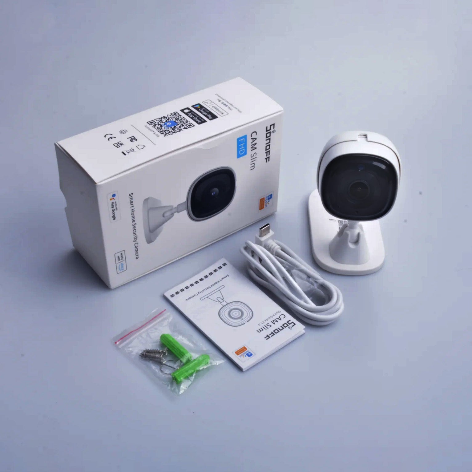Sonoff CAM Slim FHD - Cámara de seguridad para el hogar inteligente Wifi