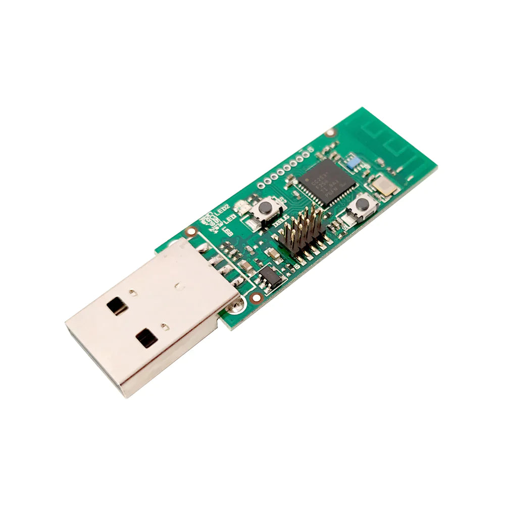 O Zigbee CC2531 Dongle USB é um dispositivo USB totalmente operacional que fornece uma interface de PC para aplicações IEEE802.15.4 / ZigBee.