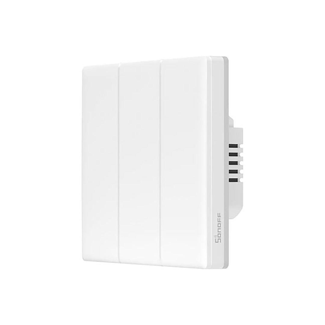 Sonoff TX ULTIMATE Interruptor Inteligente de 3 botões Wifi Branco: Design elegante e moderno para complementar qualquer ambiente.