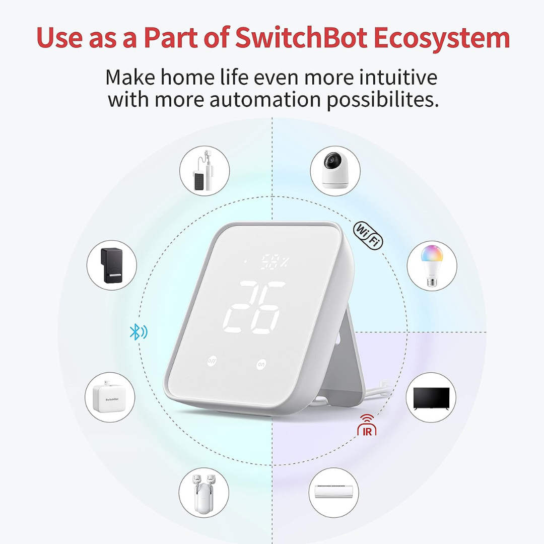 Switchbot Hub 2 -  Hub 4 em 1: Todos os dispositivos Switchbot para Matter