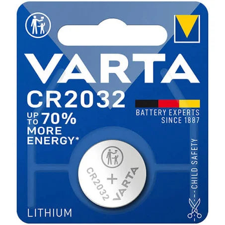 Varta CR2032 Bateria de lítio 3V - testSmartify - Casa Inteligente - Smart Home 